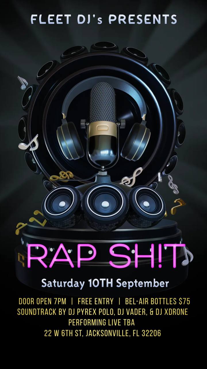 Fleet DJ’S presents Rap SH!T -9/10/22 