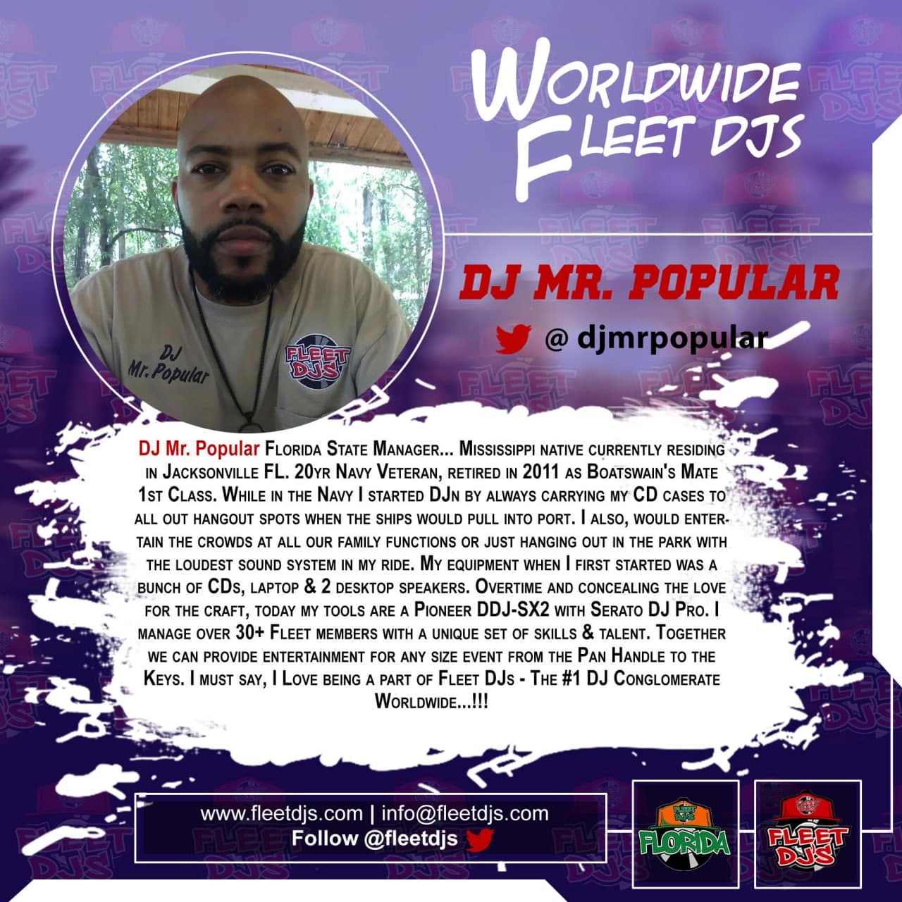 DJ Mr Popular – STATE MANAGER